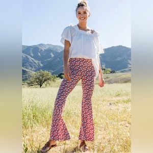 WOMEN'S BELL BOTTOMS MULTI COLORED PANTS
